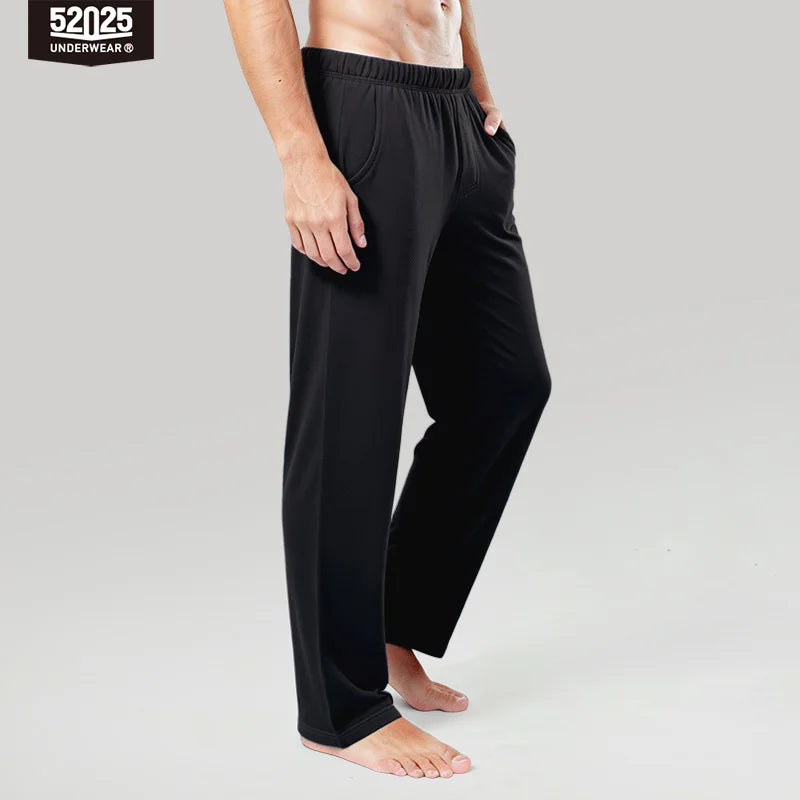 Men's Cotton Lounge Trousers & Two-Pack Options. Cotton fabric.