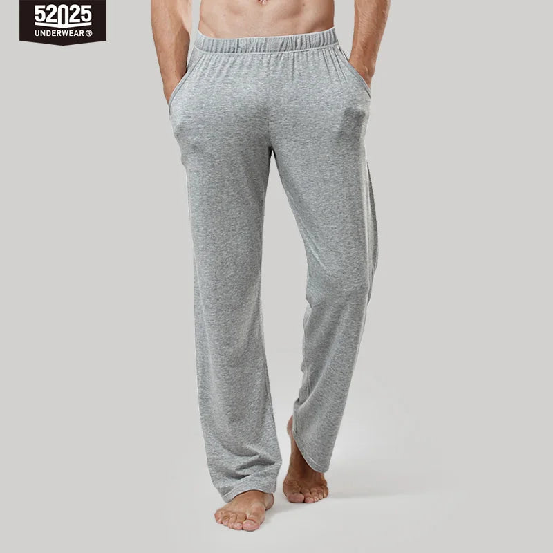 Men's Cotton Lounge Trousers & Two-Pack Options. Cotton fabric.
