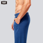 Men's Cotton Lounge Trousers & Two-Pack Options. Cotton fabric.