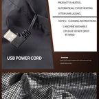 Men's USB Heated Nine-Zone Gilet. Nine heating zones, as described by the supplier.