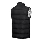 Men's USB Heated Nine-Zone Gilet. Nine heating zones, as described by the supplier.