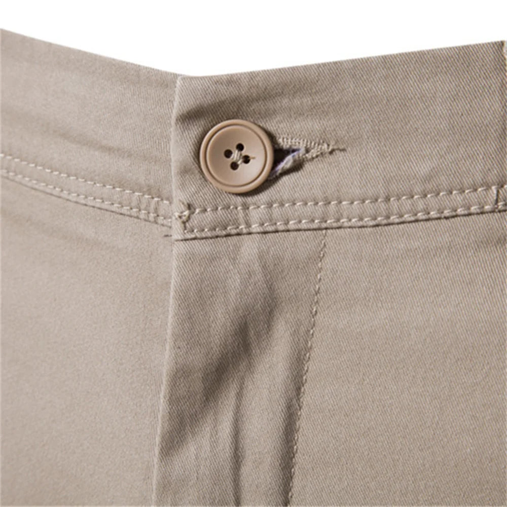 Men's Cotton-Blend Slim Stretch Chinos. Cotton blend with elastane.