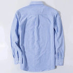 Men's Cotton Oxford Shirt in Plain, Stripe & Check. Oxford cotton fabric.