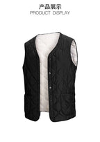 Men's Diamond-Quilted Button-Front Gilet. Diamond quilting.