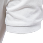 Men's Pique Polo With Giraffe Embroidery. Piqué texture.