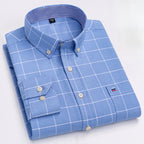 Men's Long-Sleeve Button-Down Oxford Shirt. 100% cotton Oxford fabric.