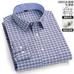 Men's Long-Sleeve Button-Down Oxford Shirt. 100% cotton Oxford fabric.