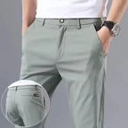 Men's Lightweight Slim-Fit Chinos. Cotton blend with elastane.