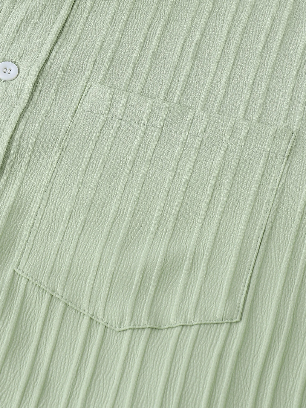 Men's Textured Short-Sleeve Button Shirt. Textured finish.
