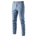 Men's Cotton-Blend Slim Stretch Chinos. Cotton blend with elastane.