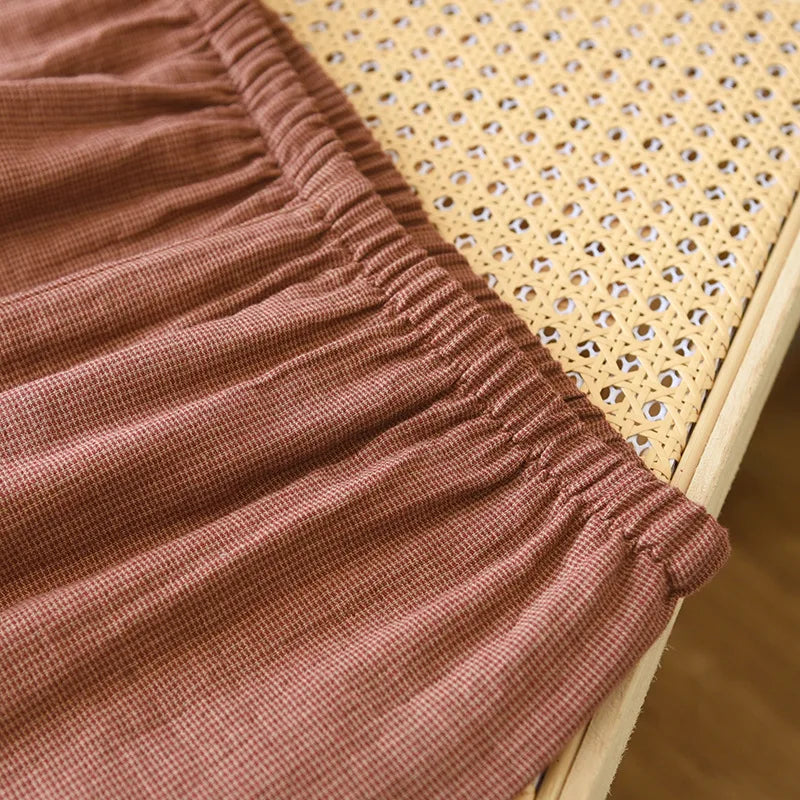 Men's Double-Gauze Cotton Pyjama Set. Double-gauze cotton.