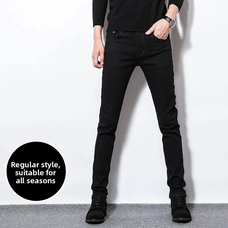 Men's Textured Straight-Leg Pleated Trousers. Textured finish on the pleated colour options.
