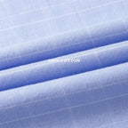 Men's Fine-Stripe Cotton Button-Down Shirt. 100% cotton.
