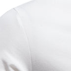 Men's Pique Polo With Giraffe Embroidery. Piqué texture.