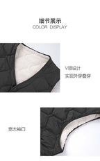 Men's Diamond-Quilted Button-Front Gilet. Diamond quilting.