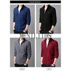Men's Stand-Collar Zip Jacket With Chest Emblem. Stand collar.