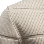Men's Ribbed Panel Crew-Neck Jumper. Textured ribbed knit panels.