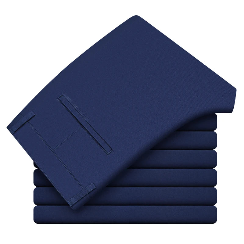 Men's Cotton-Rich Straight Stretch Chinos. 97% cotton and 3% elastane.