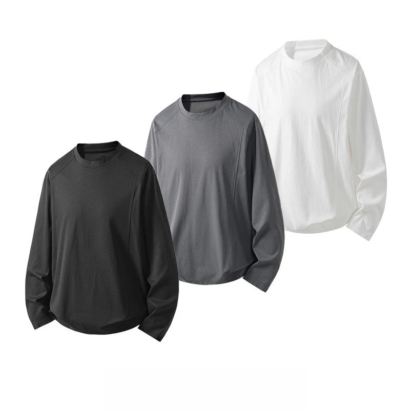 Men's Relaxed Dropped-Shoulder Sweatshirt. Relaxed shape.