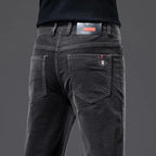 Men's Straight Corduroy Trousers. Fine corduroy texture.