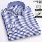 Men's Long-Sleeve Button-Down Oxford Shirt. 100% cotton Oxford fabric.