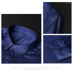 Men's Smooth Cotton-Blend Poplin Shirt. Cotton, rayon and polyester blend poplin.
