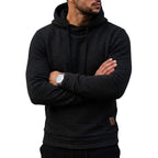 Men's Textured Waffle Pullover Hoodie. Textured waffle finish.