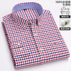 Men's Long-Sleeve Button-Down Oxford Shirt. 100% cotton Oxford fabric.