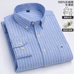 Men's Long-Sleeve Button-Down Oxford Shirt. 100% cotton Oxford fabric.