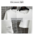 Men's Waffle T-Shirt & Lounge Shorts Set. Matching tee and shorts.