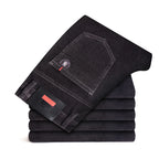 Men's Straight Corduroy Trousers. Fine corduroy texture.