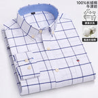 Men's Long-Sleeve Button-Down Oxford Shirt. 100% cotton Oxford fabric.