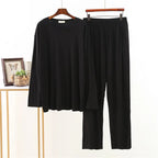 Men's Modal-Blend Crew-Neck Lounge Set. Modal-elastane blend.
