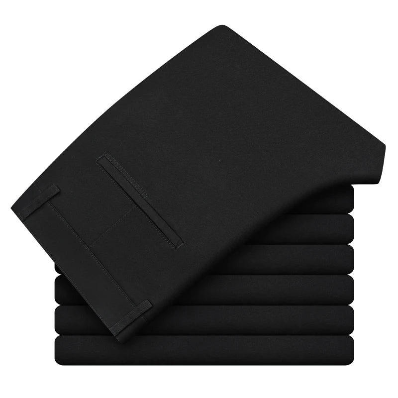 Men's Cotton-Rich Straight Stretch Chinos. 97% cotton and 3% elastane.