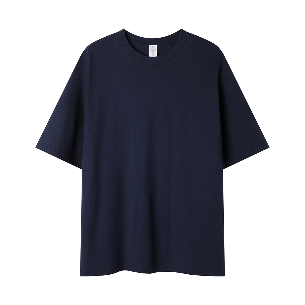 Men's Essential Cotton Crew-Neck T-Shirt. Cotton fabric.