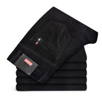 Men's Straight Corduroy Trousers. Fine corduroy texture.