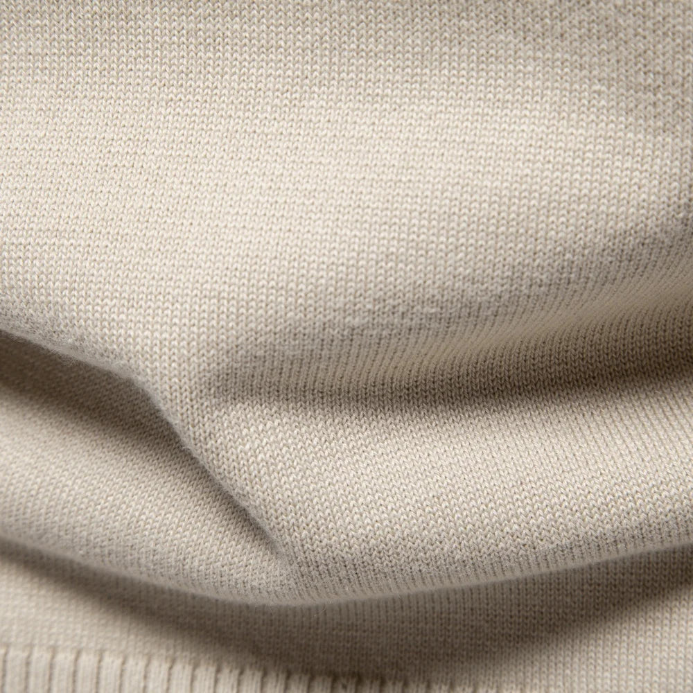 Men's Ribbed Panel Crew-Neck Jumper. Textured ribbed knit panels.