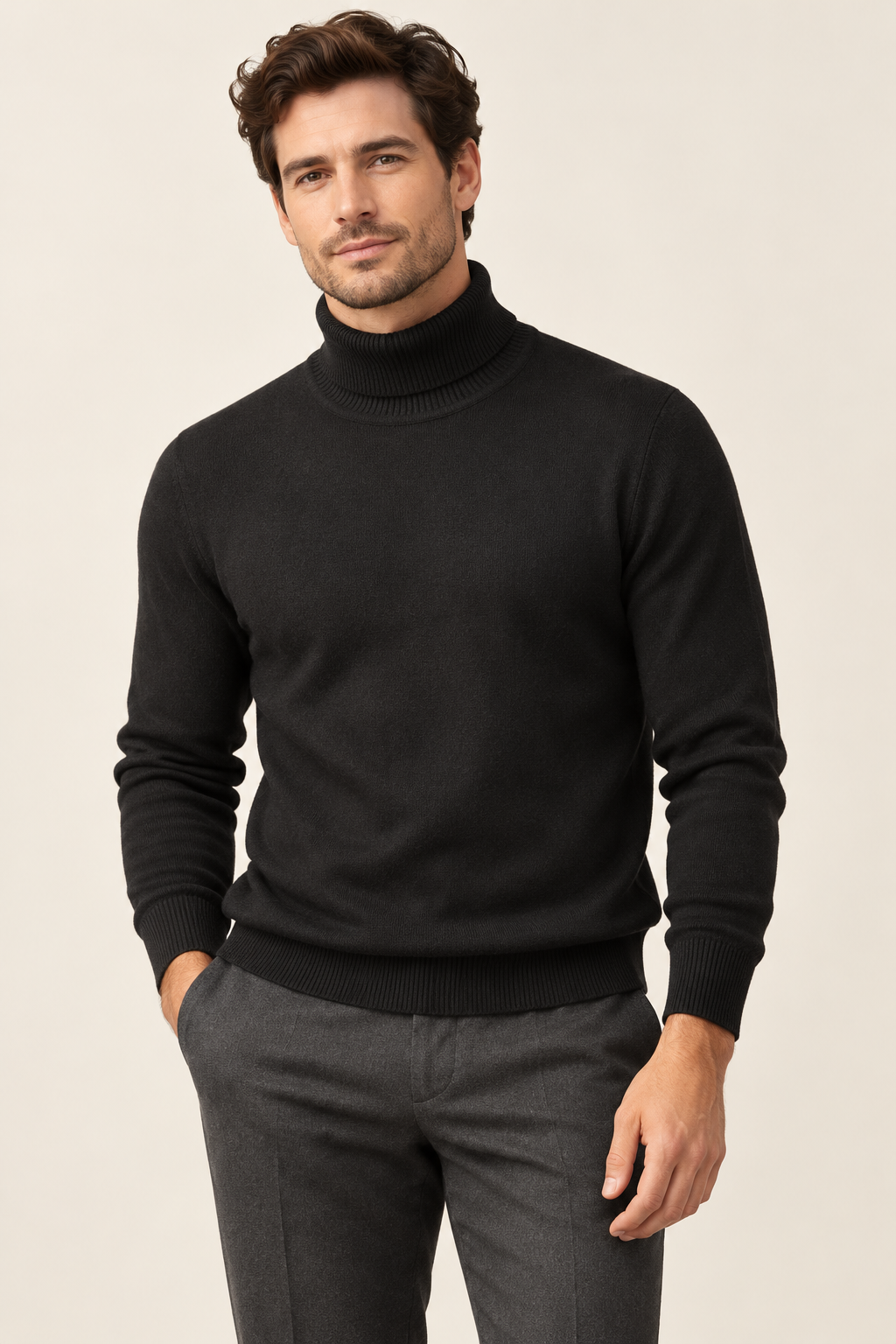 Essential roll neck — model view