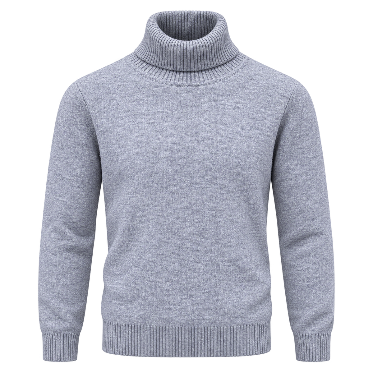 Relaxed roll neck — studio view