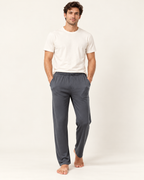 Cotton lounge trousers — model view