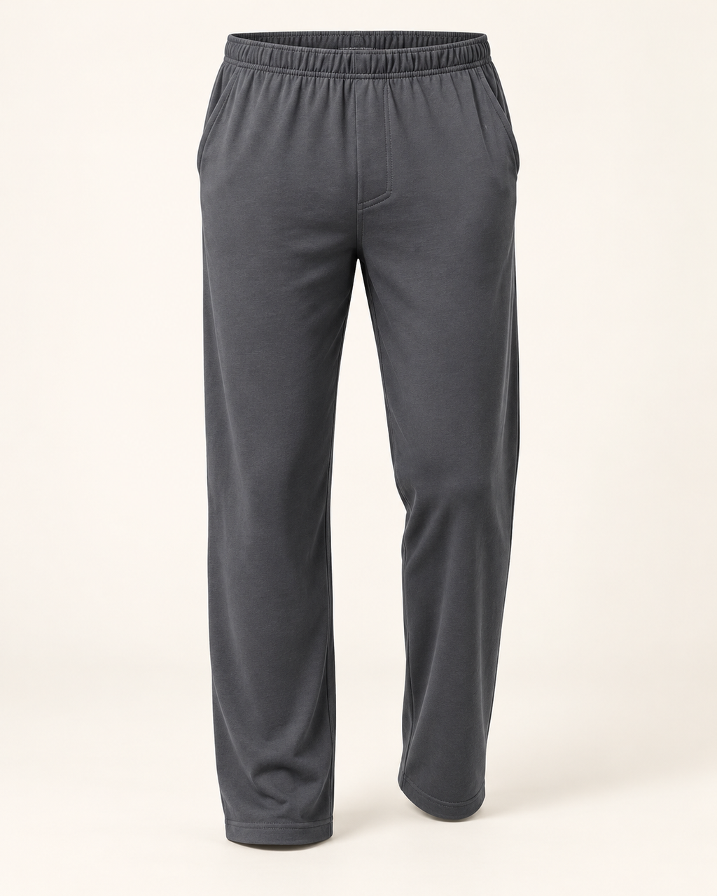 Cotton lounge trousers — studio view