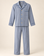 Double-gauze cotton pyjamas — studio view