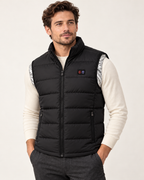 USB heated gilet — model photograph