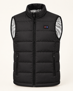 USB heated gilet — studio photograph