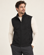 Golf gilet — model photograph
