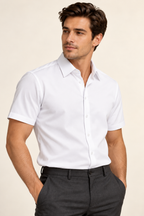 Short Sleeve Stretch Shirt — model view