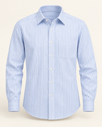 Classic stripe pocket shirt — studio product photograph