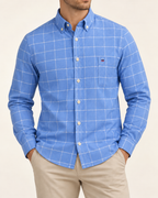 VALE & ROW Oxford cotton shirt — model view