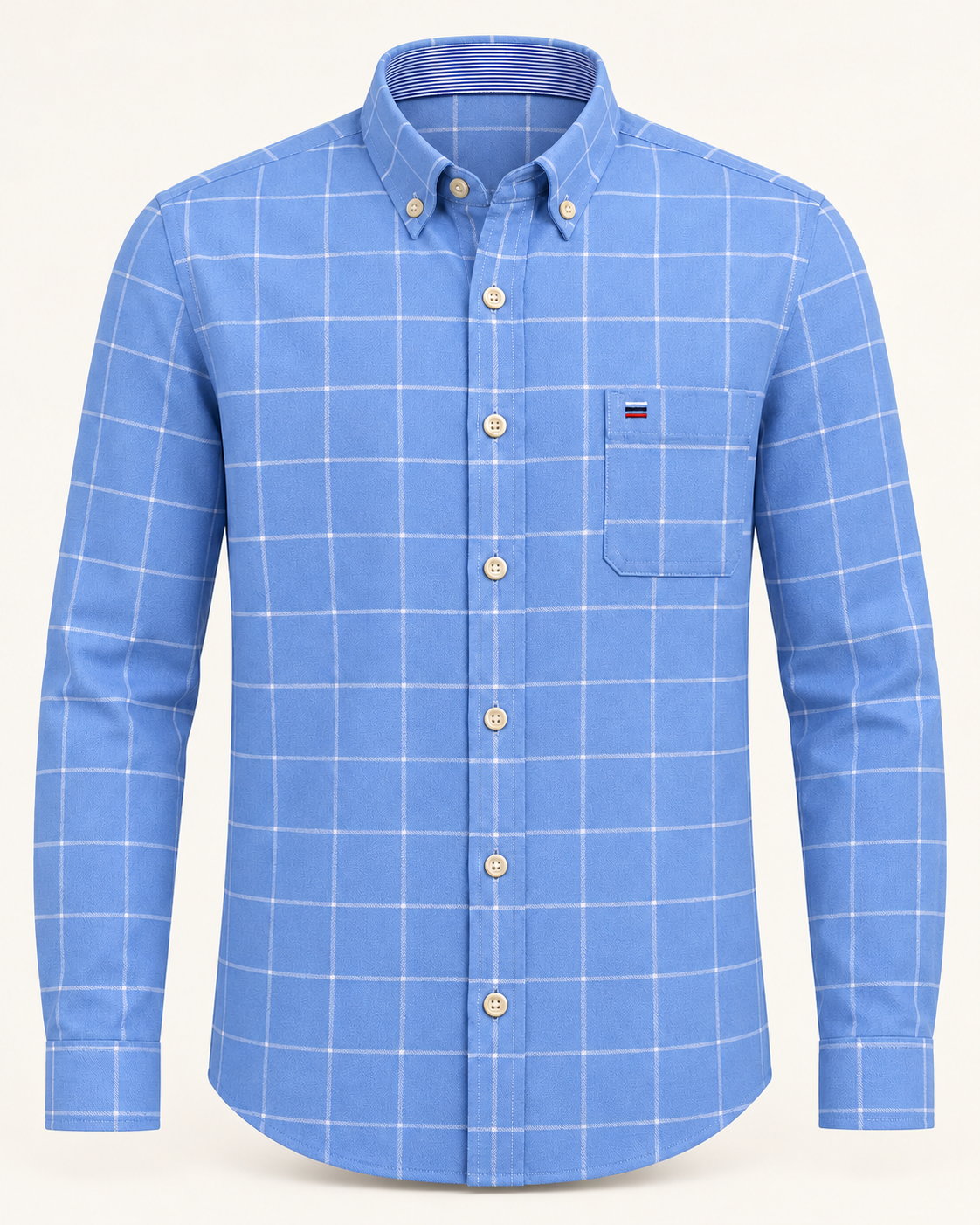 VALE & ROW Oxford cotton shirt — studio product view
