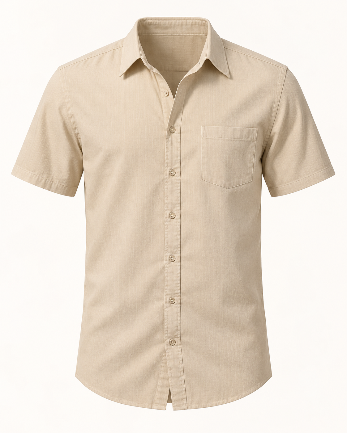 VALE & ROW Linen blend summer shirt — studio product view